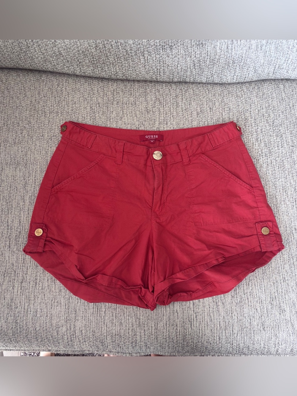 GUESS Women's Crimson Utility Shorts